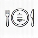 Icono de plan de alimentación o dieta