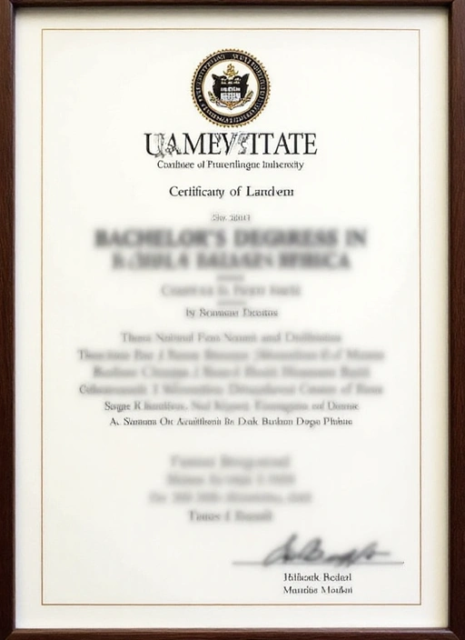 Diploma de Grado en Nutrición Humana y Dietética.